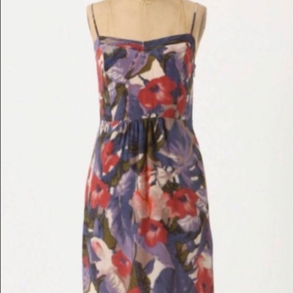 Anthropologie water color dress